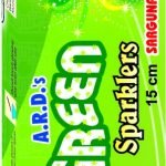 15 cm Green Colour Sparklers
