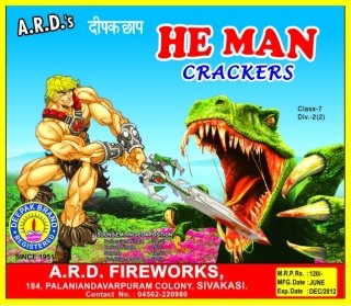 20 He-man Deluxe Crackers