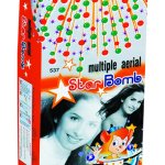 Multiple Aerial Star Bomb   (Boom & Red & Multi With Crackling)