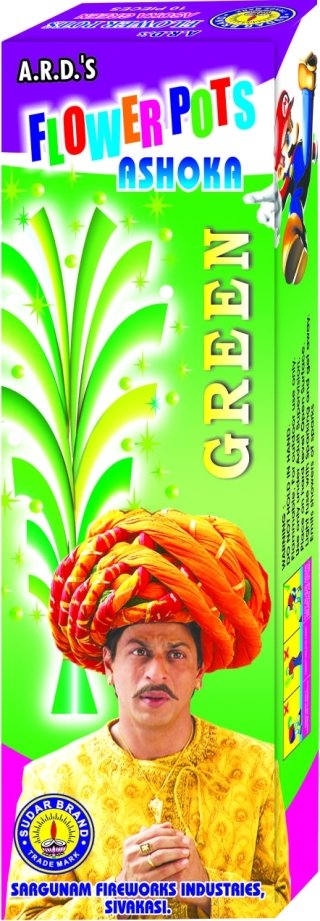 Flower Pots Ashoka Green (10 Pcs)