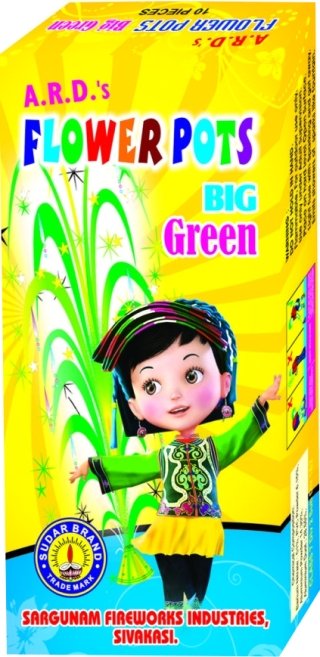 Flower Pots Big Green