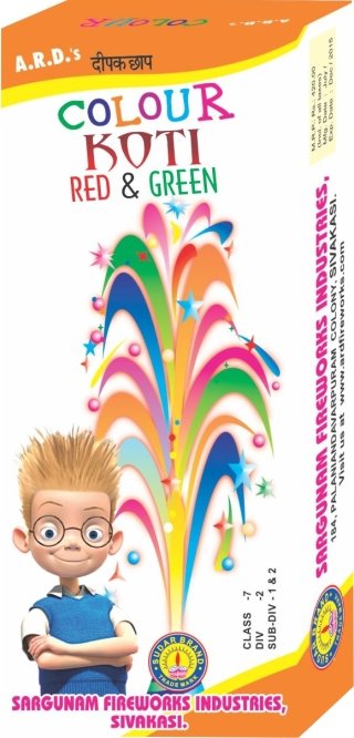 Colour Koti Red & Green