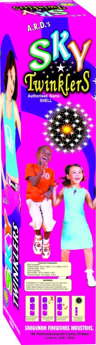 Sky Twinklers (White Stars)