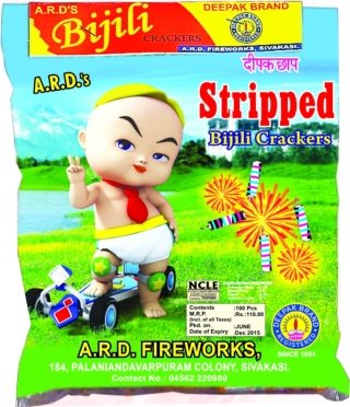 Stripped Bijili Crackers 100's Bag